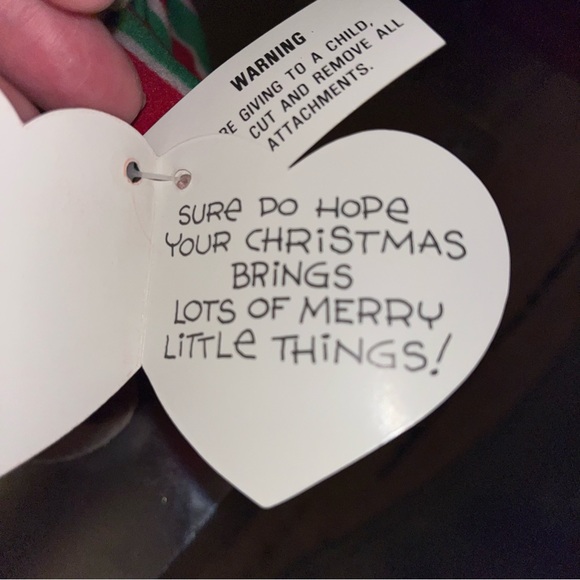 NWT 1991 Ziggy I Love You 7” Christmas plush doll - Picture 5 of 11